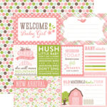 Набор бумаги Bundle of Joy Girl A New Addition 30х30 см - Image 2