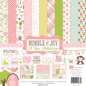 Набор бумаги Bundle of Joy Girl A New Addition 30х30 см