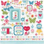 Набор бумаги 30х30 Echo Park Paper - Fine & Dandy Collection Kit  - Image 14