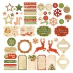 Набор высечек для скрапбукинга 53шт от Scrapmir Christmas Night - Image 2