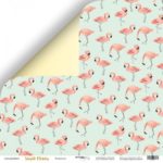 Лист Фламинго из коллекции Scrapmir Simple Flowers