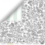 Лист Настроение из коллекции Scrapmir Simple Flowers