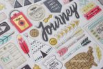 Чипборд Journey от Crate Paper с золотым фольгированием 683751 (фото)