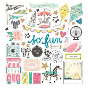 Чипборд Carousel от Crate Paper, артикул 379118