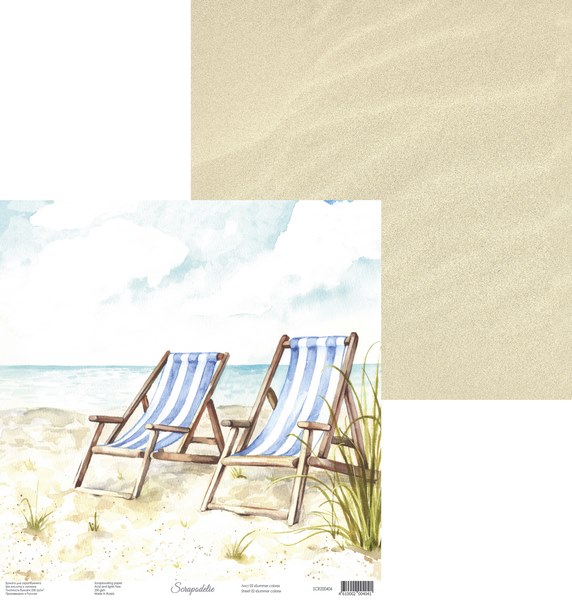 Лист 2 коллекция Summer colors от Scrapodelie