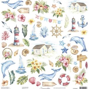 Лист для вырезания коллекция Summer colors