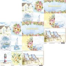 Лист карточки коллекция Summer colors от Scrapodelie