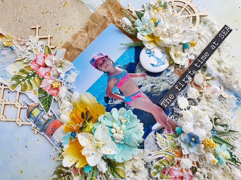 Морская страничка из коллекции "Summer Colors" Люды Кравченко - фото 5 Морская страничка из коллекции "Summer Colors" Люды Кравченко - фото 5