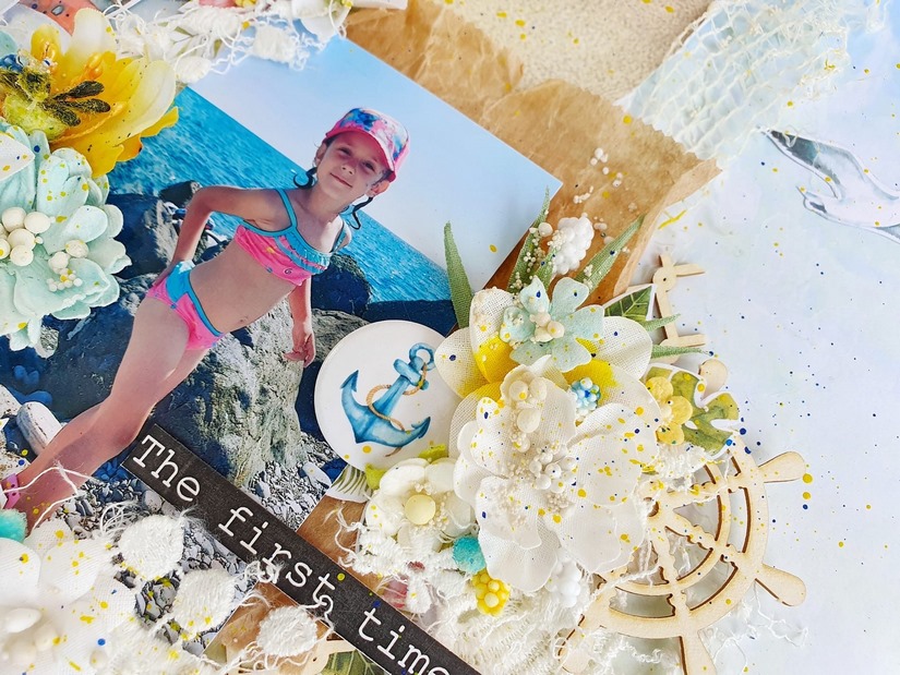 Морская страничка из коллекции "Summer Colors" Люды Кравченко - фото 6 Морская страничка из коллекции "Summer Colors" Люды Кравченко - фото 6