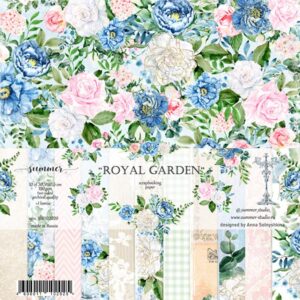 Набор бумаги "Royal garden" Summer Studio 30,5*30,5 см для скрапбукинга (SS11102020)