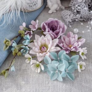 Набор цветов Цветочный блюз фиолетовый Pastel Flowers