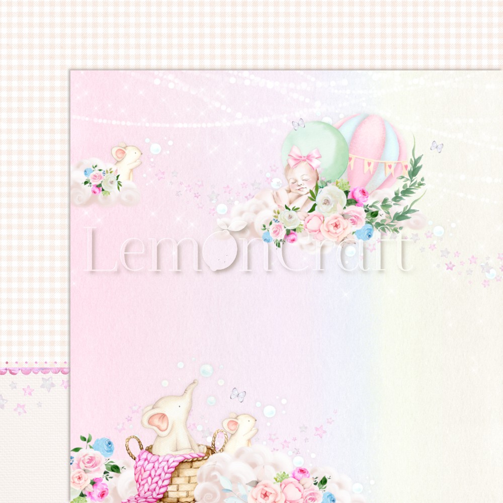 baby-boom-01-double-sided-scrapbooking-paper-lemoncraft Лист 01 коллекция "Baby Boom" от LemonCraft LEM-BABY01