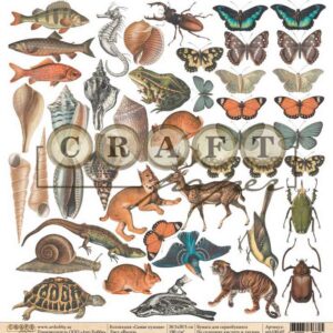 Лист Фауна "Самая нужная" CraftPaper (mh100-02)