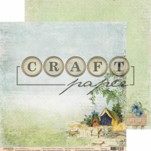 Лист Поставишь палатку? "Хочу в поход" CraftPaper (camp100-03)