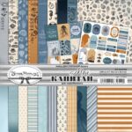 Набор бумаги 30,5х30,5 см "Мой капитан", 12 листов (ScrapMania), артикул 177094