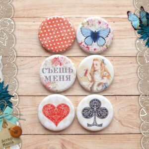 Набор фишек "Алиса в сказке. Съешь меня" (ScrapMania), артикул 202190