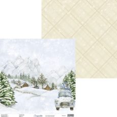 Лист 2 коллекция Snowy flowers от Scrapodelie