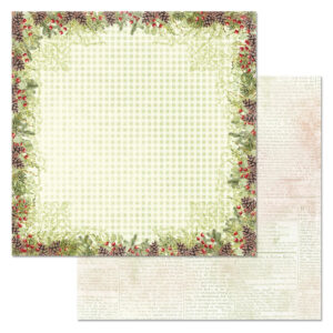 Лист "Имбирное Рождество. Шишки и ягоды" (ScrapMania), Артикул: 208342