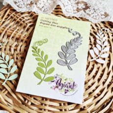 Нож для вырубки "Веточка горошка" от AgiArt (agi1603)