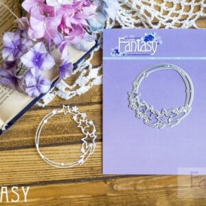 Нож для вырубки Fantasy рамка "Круги со звездами 1" (FD-224)