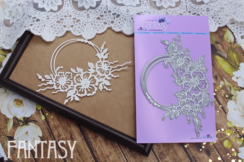 Ножи для вырубки Fantasy рамка "Куст шиповника" Ножи для вырубки Fantasy рамка "Куст шиповника" (FD-942)