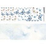 Лист для скрапбукинга 10x30 см "Небесная роса. Бабочки" (ScrapMania) – 229809