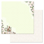 Бумага для скрапбукинга "Свадебный сюжет. Торт" (ScrapMania), артикул: 225580