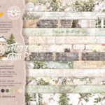 1/2 набора бумаги "Christmas lights" A4 от Dream Light Studio (DB0025-A4) для скрапбукинга