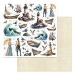 Набор бумаги для скрапбукинга 20х20 см "Тихая гавань" ScrapMania - Image 3