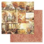 Бумага "В гостях у осени. Карточки" ScrapMania для скрапбукинга (артикул: 250114)