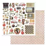 Бумага для скрапбукинга "СССР. Детали" ScrapMania (Артикул: 253819)