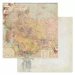 Бумага для скрапбукинга "СССР. Карта родины" ScrapMania (Артикул: 253811)