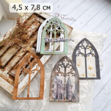 Нож "Окна. Королевский витраж" ScrapMania (артикул 241745) для вырубки и тиснения