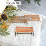 Нож "Зимний город. Скамейка в парке" ScrapMania (артикул 252259) для вырубки и тиснения