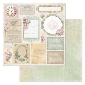 Бумага для скрапбукинга "Шебби шарм. Журналинг" ScrapMania (артикул: 252143)