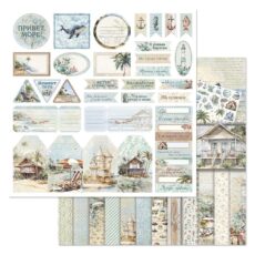Оборот обложки бумаги для скрапбукинга "Тропический рай" ScrapMania