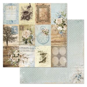 Бумага для скрапбукинга "Эхо прошлого. Карточки" ScrapMania (артикул: 250962)