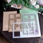 Ножи для вырубки + маска "Мир в каждой марке" AgiArt (артикул: agi2185) для тиснения и скрапбукинга