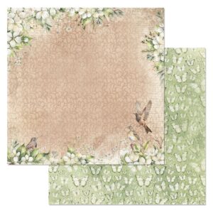 Бумага для скрапбукинга "На лесной опушке. Песни леса" ScrapMania (артикул: 254874) на тему Животные и птицы