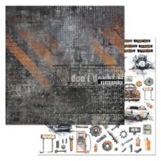 Бумага для скрапбукинга "Стальное сердце. Картинки" ScrapMania (артикул: 258140) на тему Мужская