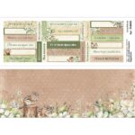 Лист с картинками "На лесной опушке. Надписи" 10x30 ScrapMania (артикул: 254889) на тему Животные и птицы