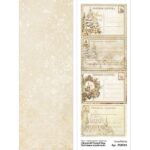 Лист с картинками "Золотой Новый Год. Почтовые карточки" 10x30 ScrapMania (артикул: 258330) на тему Новый год