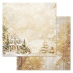 Набор бумаги для скрапбукинга "Золотой Новый Год" 20x20 см ScrapMania - Image 4