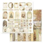Набор бумаги для скрапбукинга "Золотой Новый Год" 20x20 см ScrapMania - Image 10