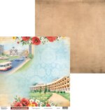 Лист 5 коллекция “Были времена” Скраподелие (артикул: SCR265307) бумага для скрапбукинга