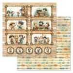 Набор бумаги для скрапбукинга "Маленький пират" 30х30 см ScrapMania - Image 11