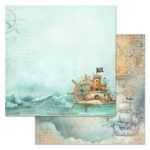 Набор бумаги для скрапбукинга "Маленький пират" 30х30 см ScrapMania - Image 3
