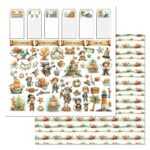 Набор бумаги для скрапбукинга "Маленький пират" 30х30 см ScrapMania - Image 9