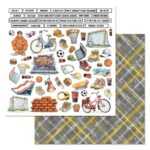 Набор бумаги для скрапбукинга "Ребята с нашего двора" 30х30 см ScrapMania - Image 11