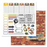 Набор бумаги для скрапбукинга "Ребята с нашего двора" 30х30 см ScrapMania - Image 12